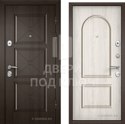 Дверь белая в квартиру ДПК-8749