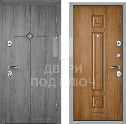 Металлическая входная дверь на заказ для дачи ДПК-4177