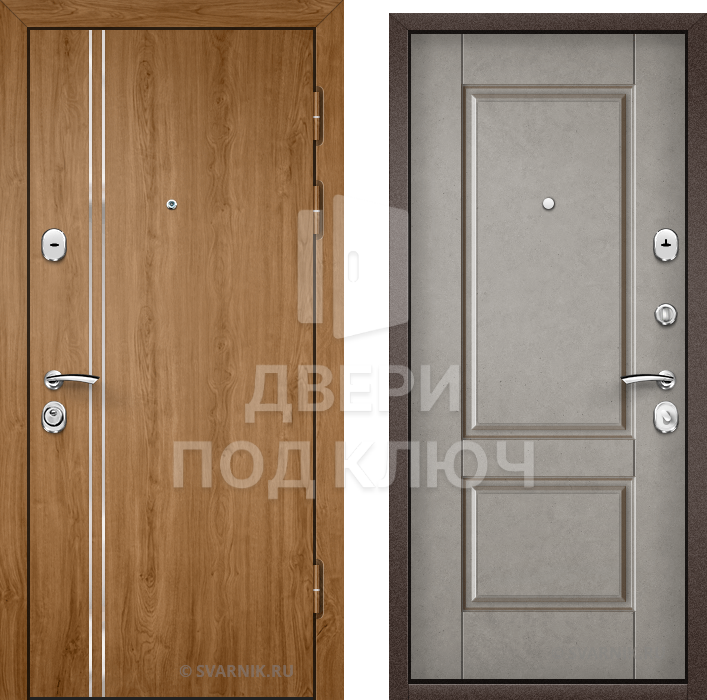 Входная внутренняя дверь в дом ДПК-1645