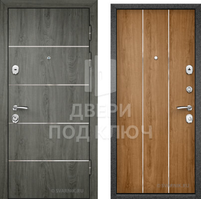 Входная стальная трехконтурная дверь в квартиру ДПК-8680