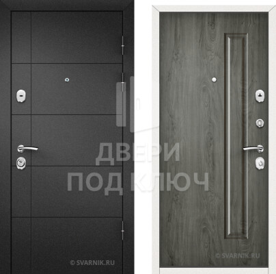 Входная утепленная дверь на дачу ДПК-10066