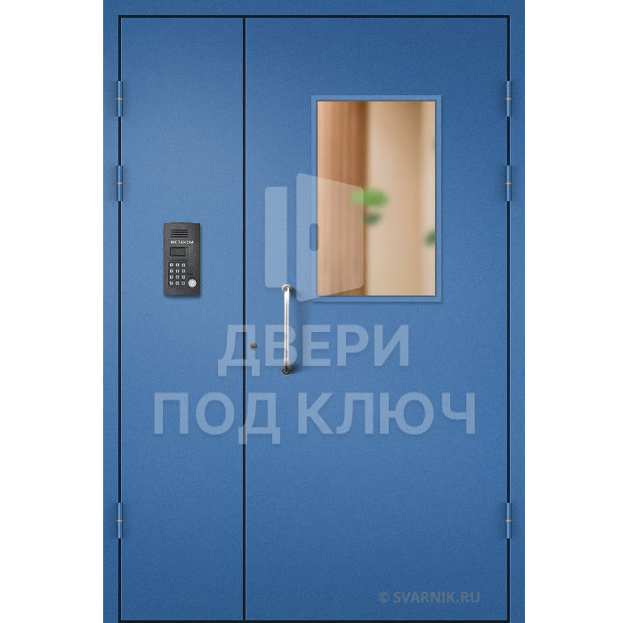 Подъездная дверь со стеклом ДПК-13762